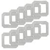 10Pcs Mopping PadsCompatible For EcovacsCompatible For WINBOTMINI Spare Parts W-CC02-0012 Window Vacuum Cleaner Cleaning Mop Cloth Replace view 1