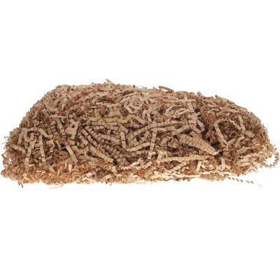 Abaodam Crinkle Cut Paper Shred Filler 5pcs, Light Coffee Colored Shredded Paper for Candy Boxes Filling, Basket and Box Filler, 100G Per Pack, Wrapping and Packaging Material for Presents