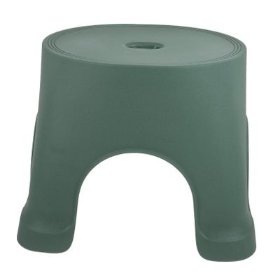 UTHCLO Non-Slip Bathroom Step Stool Small Plastic Foot Stool with Anti-Skid Surface Lightweight for Home Bath Use Green
