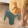 UTHCLO Non-Slip Bathroom Step Stool Small Plastic Foot Stool with Anti-Skid Surface Lightweight for Home Bath Use Green view 4