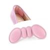 POPETPOP High Heel Pads and Shoe Heel Grips 3 Pairs Self Adhesive Non-Slip for Foot Protection in Pink Black Apricot Colors view 4