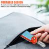 HOMOBABE Multi-Function Straw Cleaner Brush and Cup Lid Brush Portable 3pcs Set for Water Bottle and Bottle Cleaning for Kitchen and Travel Use view 3