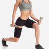 Anneome Thigh Protective Sleeve with Adjustable Compression Pad, Black Fitness Thigh Support for Basketball Soccer Muscle Protection, Moisture-Wicking Brace for Men and Women L Large view 3