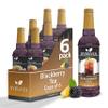 Blackberry Tea Syrup by Syruvia 6-Pack, 25.4 fl oz, Wholesale Coffee Syrup Shops, Cafes, Baristas, Bistros, & Beverage Bars, Bulk Kosher & Gluten-Free view 1