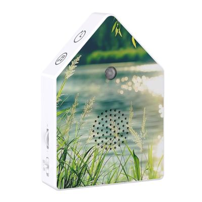 Bird Sound Machine - Relaxing Music with Timer, Nature Sound Box with Motion Sensor for Home Garden Bedroom Bathroom Yoga Spa Meditation Travel