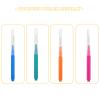 ERINGOGO 40Pcs Interdental Toothbrush Set with Stainless Steel Wire, Push-Pull Flosser Brush for Braces Cleaning, Plastic Tooth Cleaner for Dental Hygiene and Teeth Space Cleaning view 3