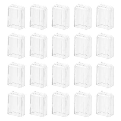 Mikinona 20Pcs Toothbrush Covers Travel Toothbrush Caps Dustproof Shields Compatible for Manual Brushes Bathroom and Travel Use