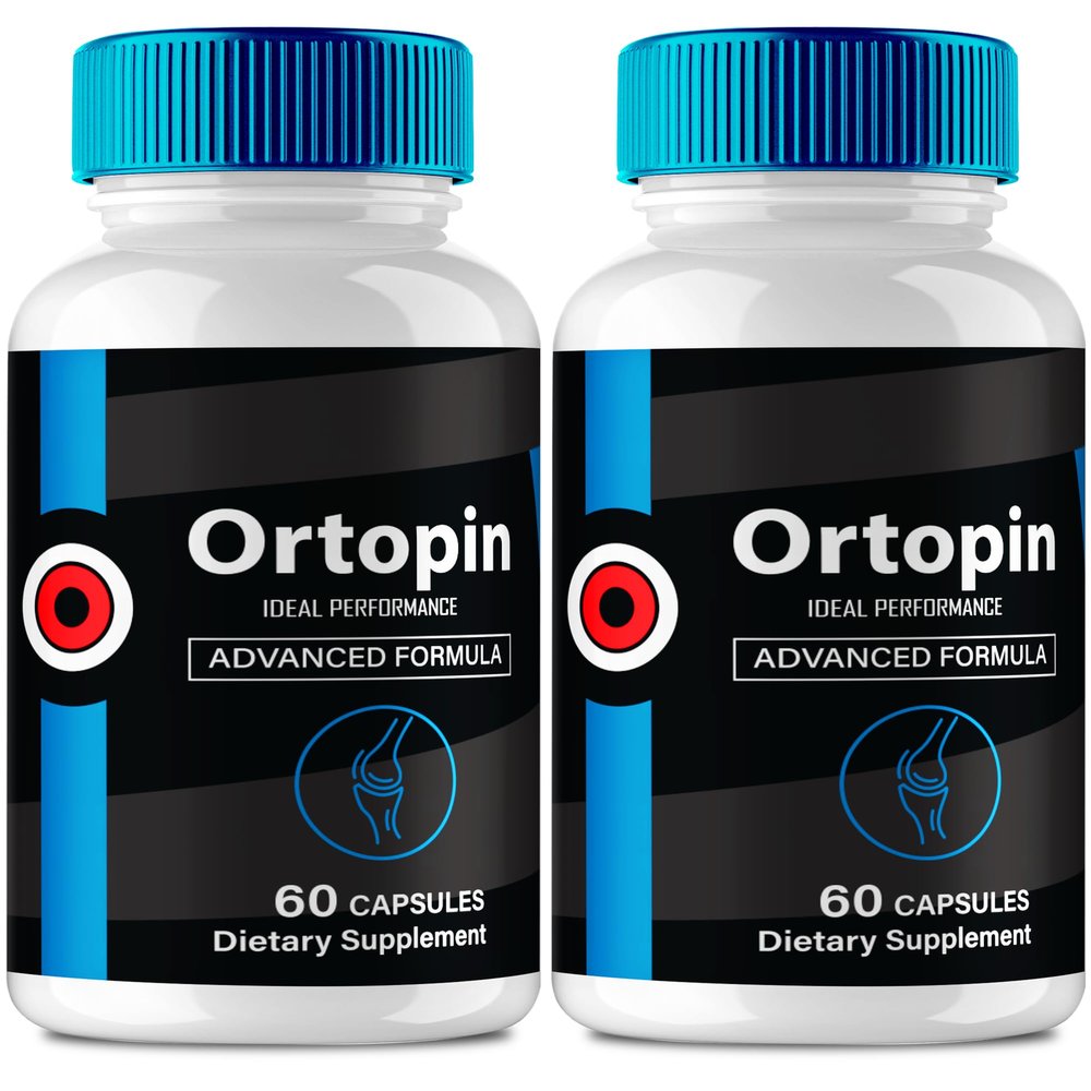 Ortopin Capsules, Official Ortopin Joint Supplement Pills - Maximum Strength, All Natural Formula to Fortify Bones, Movement and Bolster Flexibility, Orto Pin Joint Support Reviews (2 Pack)