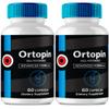 Ortopin Capsules, Official Ortopin Joint Supplement Pills - Maximum Strength, All Natural Formula to Fortify Bones, Movement and Bolster Flexibility, Orto Pin Joint Support Reviews (2 Pack) view 1