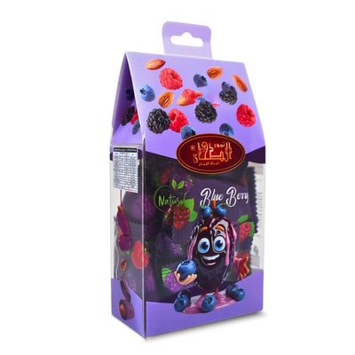 Al Tahhan Pitted Dates Stuffed Coated With Natural Berry Chocolate Premium Sweet Egypt Tamr Arab Kosher Halal (1 Pack = 5.29 oz / 150 gm)