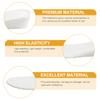 HOLIDYOYO Heightening Shock-Absorbing Sports Insoles 1 Pair Breathable Elastic TPU Cushioned Inserts for Basketball Running Sweat Absorption Soft Foot Pads for Men Women US 7-8 view 3