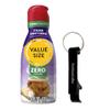 Premium Liquid Coffee Creamer 32 fl oz Bottles of Creamy Smooth Non-Dairy Coffee Creamer with Dumbass Coffee Bottle Opener Keychain (Zero Sugar Italian Sweet Creme) Keychain view 1