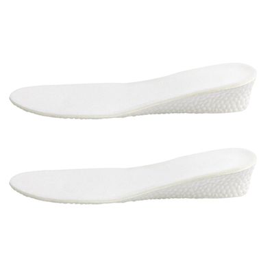 FOYTOKI Heightening Shock-Absorbing Insoles 1 Pair Breathable TPU Sports Shoe Pads Sweat Absorption Cushion for Basketball Running and Athletic Use, Soft Elastic Comfort for Men and Women