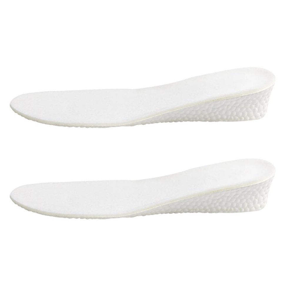 FOYTOKI Heightening Shock-Absorbing Insoles 1 Pair Breathable TPU Sports Shoe Pads Sweat Absorption Cushion for Basketball Running and Athletic Use, Soft Elastic Comfort for Men and Women