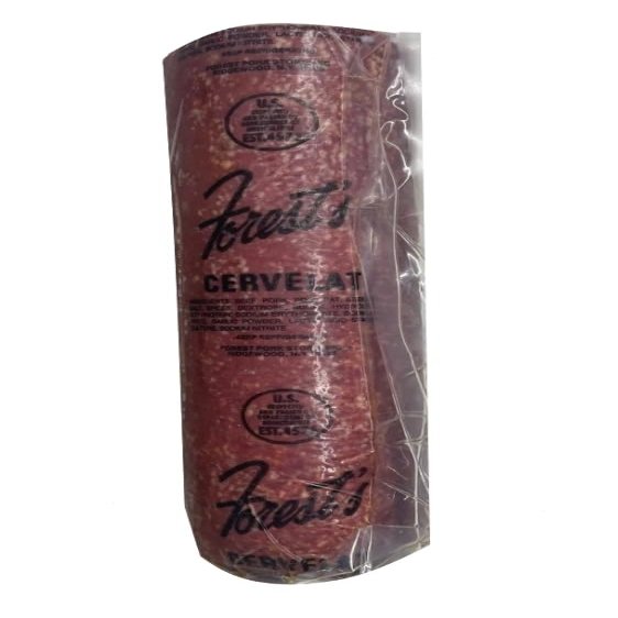 German Cervelat Salami With Garlic & Cracked Pepper (3.7Lbs - 3.9Lbs)
