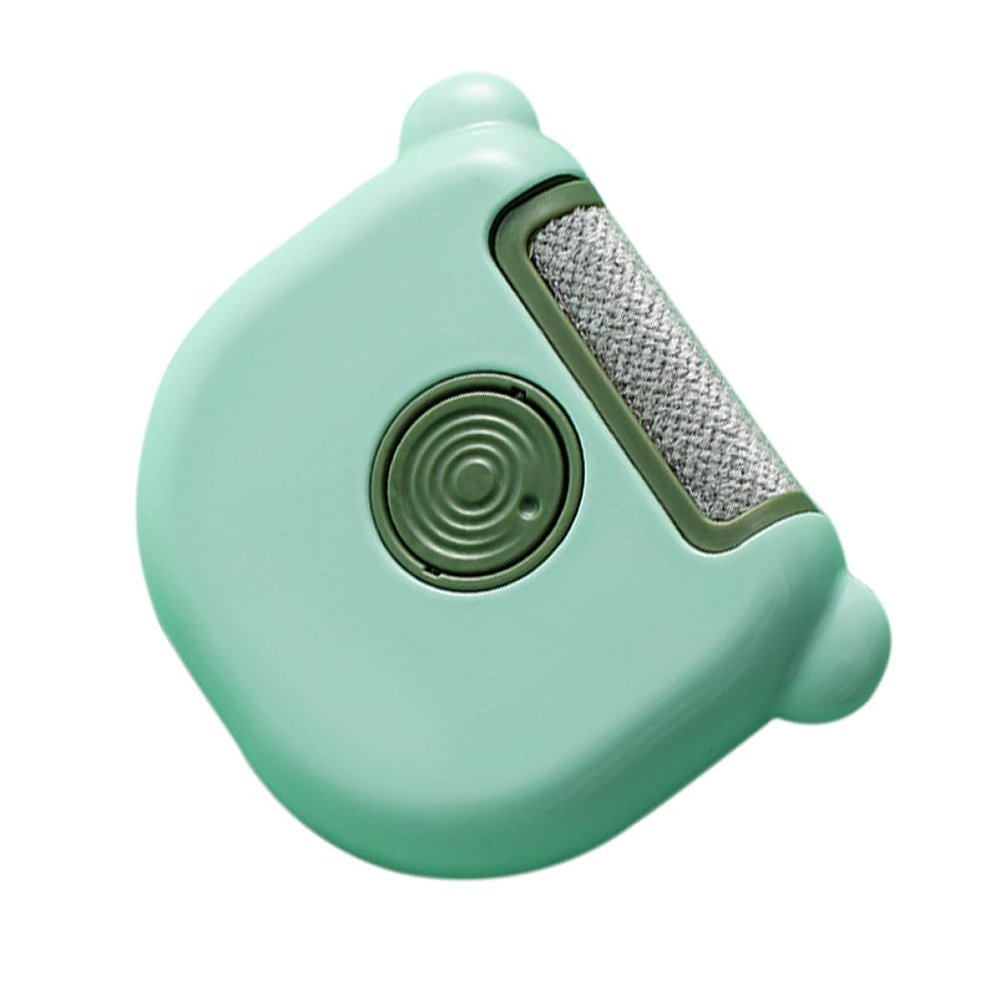 YOSADIER Clothes Lint Remover Fabric Fuzz Shaver 3-in-1 Portable Static Hairball Trimmer with Rotating Roller for Sweaters and Clothing, Green,