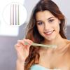 WEKAMOS Wheat Straw Toothbrush Set 8Pcs with Soft Bristles and Protective Caps, Travel Portable Manual Toothbrushes for Camping and Daily Oral Care view 4