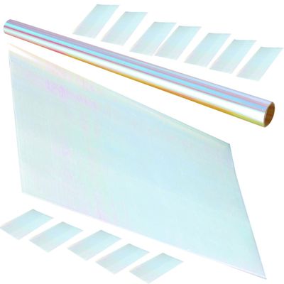 HOLIDYOYO Thick Floral Film Wrapping Sheets 20 Pieces Rainbow Gradient Flower Wrapping Material Sturdy Bouquet Wrap for Florist DIY Packaging
