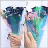 HOLIDYOYO Thick Floral Film Wrapping Sheets 20 Pieces Rainbow Gradient Flower Wrapping Material Sturdy Bouquet Wrap for Florist DIY Packaging view 4