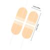 VERDANVERSE Wound Zip Closure Strips Adhesive Bandages 3Pcs Breathable Skin Color 70X22Mm Free Outdoor Fast First Aid view 2