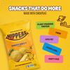 Hippeas Pops Pea Protein Puffs, Cheezy Does It, 1 x 7.5 oz Bags, Baked Bite-Size Airy Snacks, 3g Plant Protein, Made with Avocado Oil, 50% Less Fat, Dairy & Gluten Free, Non-GMO, Top 9 Allergen Free view 4