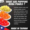 Fusion Select Boba Bursting Bobaz Popping Bobaz Pearls Fruit Tea Snack Toppings (490 Grams, Brown Sugar) view 3