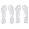 COLLBATH Gel Insoles 2 Pairs Foot Arch Support Cushions Non-Slip High Heel Shoe Pads Massage Inserts for WomenS Sandals and Pumps view 1
