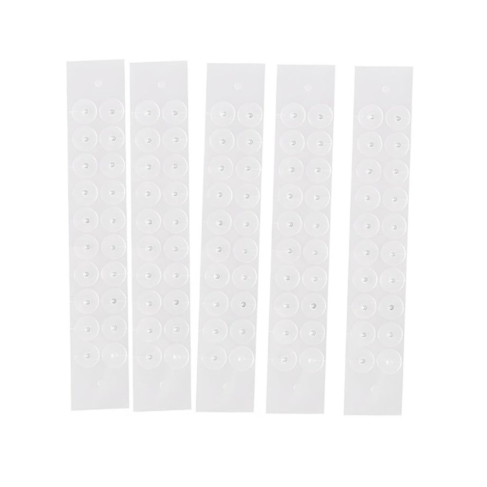 100Pcs Acupunctures Beads Auricular Ear Sticker Massage Acupunctures Patches Clear Disposables Easy Use Clear