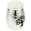 BIUDECO Metal Pet Urn Cremation Container Bone Ash Casket Stainless Steel Mini Pet Cinerary Urn for Dog Ashes Keepsake Memorial and Loved Ones view 1