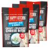 Eat Happy Kitchen Crispy Cheese Bites, Monterey Jack & Ranch, 2 oz (Pack of 3) Crunchy Real Cheese Snack 11g Protein Low Carb Gluten Free, No Sugar Added, Nothing Artificial view 1