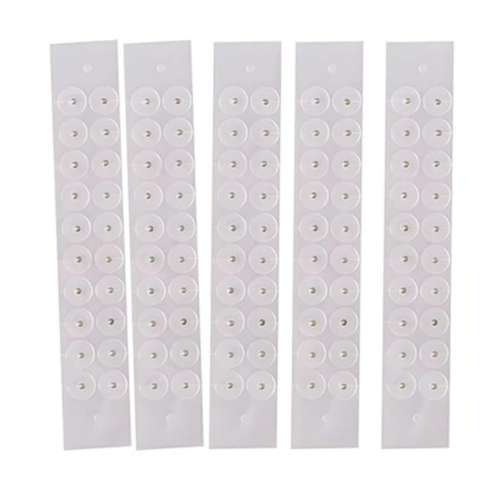 100Pcs Acupunctures Beads Auricular Ear Sticker Massage Acupunctures Patches Clear Disposables Easy Use Clear