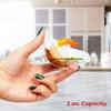 1000ct Tiny 2oz Disposable Mini Petal Dessert Bowl | Recyclable Clear Plastic Dessert Cup for Ice Cream | Extra Small Plastic Bowls | Ideal Tasting Cups for Weddings and Parties | CMJJ view 2