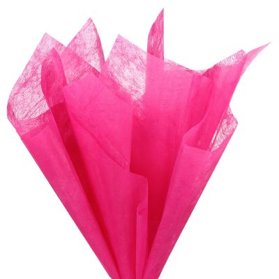 uxcell 76Sheets Flower Wrapping Paper, 22"x17.7" Cotton Wrapping Flower Tissue Paper Floral Bouquet Wraps for Florist Packaging Arrangement Supplies Gift Packaging, Hot Pink