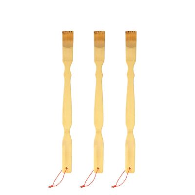 3pcs Long Handle Back Scratcher Natural Bamboo Pick Itch Relief Handcraft Tools