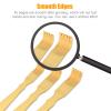 3pcs Long Handle Back Scratcher Natural Bamboo Pick Itch Relief Handcraft Tools view 4