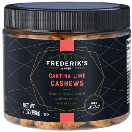 Cantina Lime Cashews (1 jar, 7 oz.)