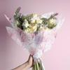 100sheets Pink Blossom Tissue Paper Floral Patterns Wrpping Tissue DIY Gifts Wrap Art Paper for Wedding Birthday Baby Shower Springpring Tea Party Decorations,13.8 x 19.7 inches, view 3