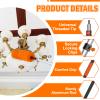 LAANPOLE 30FT Reach Ceiling Fan Cleaner Duster, Fan Blade Cleaner Kit with 5-24FT Extension Pole, Microfiber Duster & Replaceable Cleaning Cloth for Blades, Ceiling, Furniture view 3