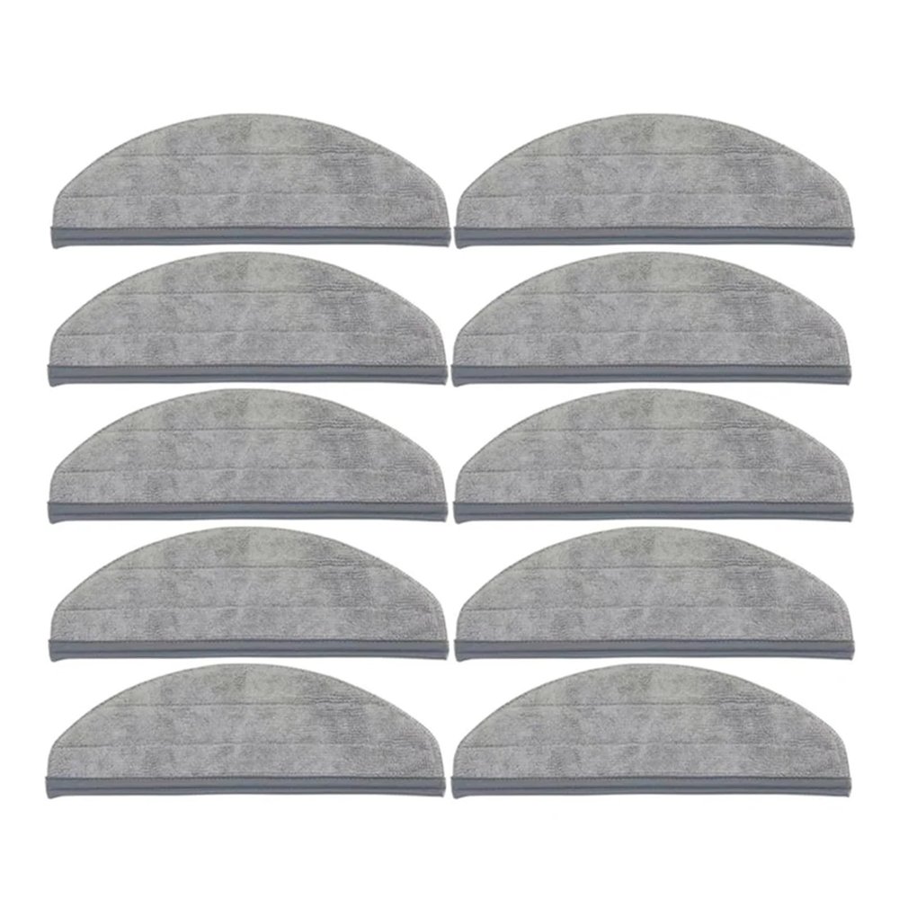 10pcs Robotic Sweeping Cleaner Mops Pads Spare Parts Replacement Mop Cloth,Compatible For Mijia MJSTP