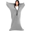 KANGXYSQ Body Sock Adult Sensory Body Sock Dark Blue Sensory for Men Women Sensory Sack Large/XL 64'HX29''W, Good for Height:64"-75"(Gray,X-Large/XL) view 1