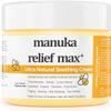 Max Strength Treat Natural Organic Manuka Honey Cream Ointment, Soothing Relief for Dry, Heat Rash, Hidradenitis, Itchy, Eczema, Psoriasis, Leg, Belly, Armpit, Foot, Hand, Irritable Skin For All Ages view 1