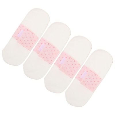 SECFOU Reusable Cotton Panty Liners 5Pcs Washable Breathable Feminine Pads for Daily and Postpartum Use Soft 21Cm Waterproof Menstrual Pads for Women