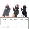Arthritis Compression Gloves,Compression Gloves,Fingerless Glove Carpal Tunnel Wrist Brace Knit Glove Unisex (L,Black2) view 2