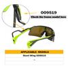 Thicker Size Nose Pieces Replacement for Oakley Stunt Wing OO9519 Sunglasses Frame, Silicone Soft Nose Pad view 4