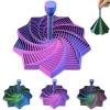 3D Printed Expanded Fractal Sensory Fidget Star,Expanded Fractal Fidget Toys,Decagon with Handl,Honeycomb Whirling Spiral Design,for ADHD & Stress Relief Adults (Red Blue, 6.69in) view 1
