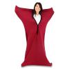 KANGXYSQ Body Sock Adult Sensory Body Sock Dark Blue Sensory for Men Women Sensory Sack Large/XL 64'HX29''W, Good for Height:64"-75"(Red,X-Large/XL) view 1