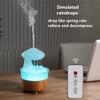 7-Color Led Rain Cloud Humidifier With Water Drip Effect, Mushroom Essential Oil Diffuser 230Ml Capacity, Adjustable Mist & Light for Home Bedroom Sleeping Relaxing view 2