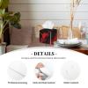 Red Black Mixture Leather Tissue Box - Tissue Box with Customized Pictures for Tabletop, Car, Office Use view 3