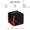 Red Black Mixture Leather Tissue Box - Tissue Box with Customized Pictures for Tabletop, Car, Office Use view 4