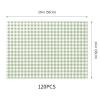 UNIQOOO 120 Sheets Gingham Tissue Paper, Sage Green Tissue Paper Gift Wrapping Tissue DIY Art Craft for Wedding Birthday Baby Shower Bouquet Supplies, 20 x 14 Inch view 3